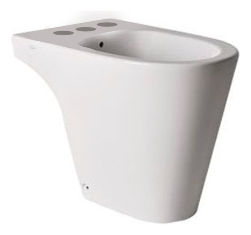 Ferrum Bidet Marina 3 Agujeros Loza Sanitaria Diseño Envio