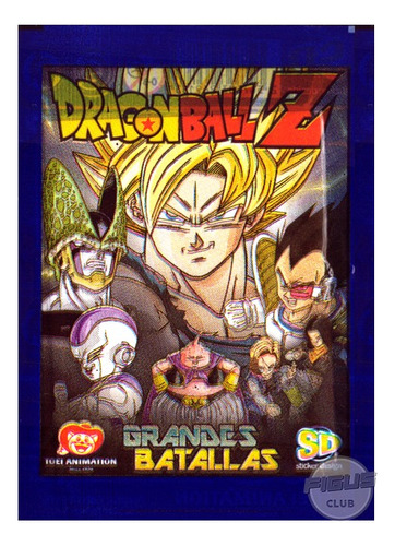Figuritas Dragon Ball Z Grandes Batallas - Pack 80 Sobres