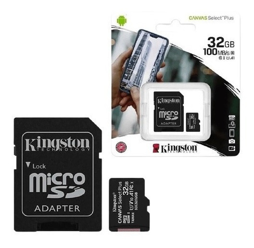 Memoria Micro Sd Kingston 32 Gb Clase 10