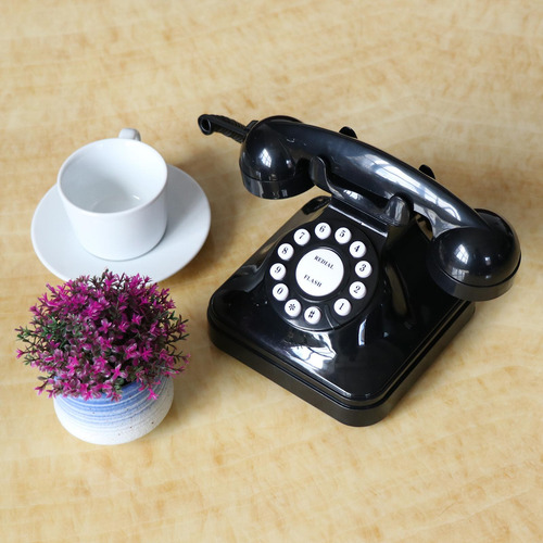 Teléfono De Marcación Giratoria, Decoración Especial Para