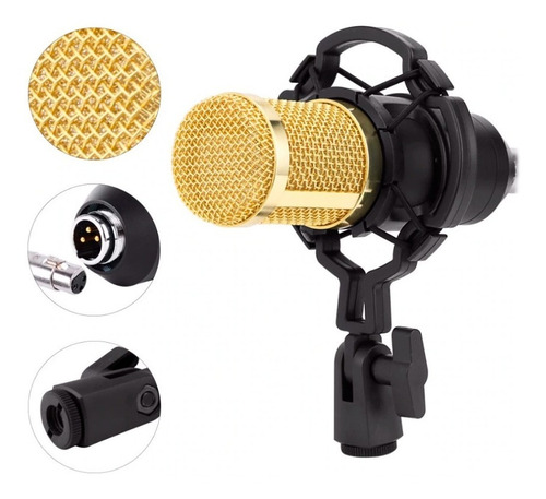 Imagen 4 de 8 de Microfono Condenser Bm800 Estudio Radio Youtubers Streaming