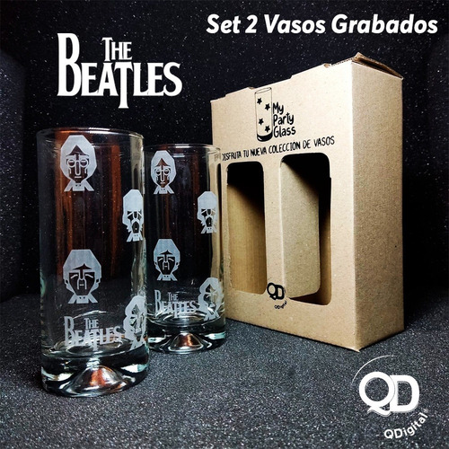 Vasos The Beatles X2