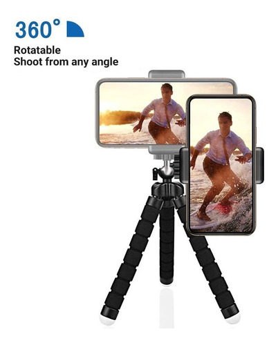 Imagen 5 de 7 de Trípode Soporte Para Celular Gopro Cámara Control Remoto