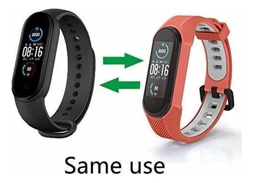 Malla De Silicona Para Reloj Xiaomi Mi Band 6 Band/mi Band 5