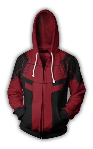 Sudadera Con Capucha De Superhéroe Deadpool 3d Cosplay