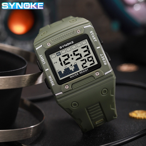Reloj Deportivo De Lujo Synoke Para Hombre, Reloj Digital Pa