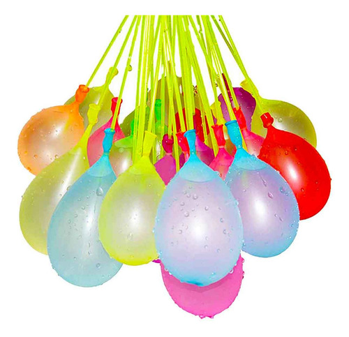 Splash Ball Balão Bexiga Com Enchedor De Água 100 Unidades