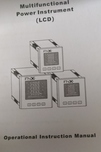 Medidor De Energia Pantalla Lcd 96x96 Ref Hcd194e-9sy Fnx