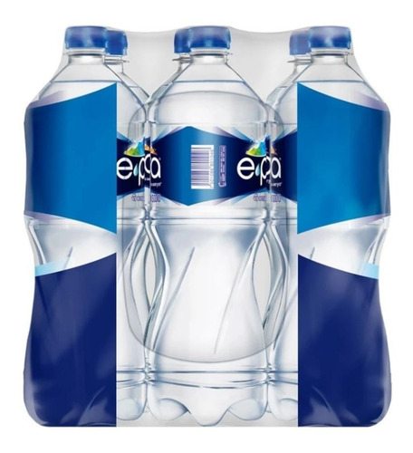 Agua Epura Agua Purificada Sin Sodio 6 Botellas De 1 L C/u