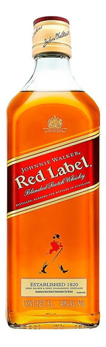 Whisky Johnnie Walker Red Label 40% Volumen De Alcohol 3 L