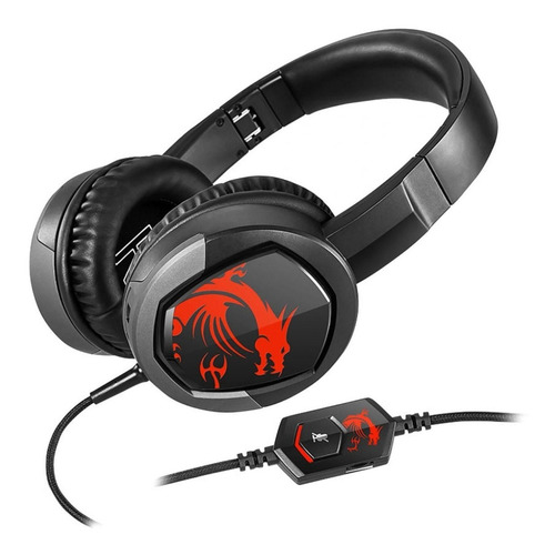 Imagen 8 de 9 de Auricular Gamer Msi Gh30 Mic Immerse Gaming Pc Playstation 4