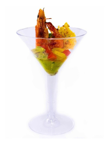 Copa Martini Para Bebidas Postres Acrilico Catering 12 Pzas