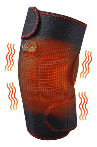 A Rodillera Calefactable Con Masaje Vibratorio. Masajeador