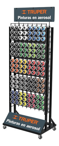 Rack Para 120 Pinturas En Aerosol 50330 Color No Aplica