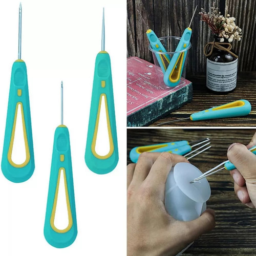 3 Taladros Manuales Con Forma De Cono Con Agujero Redondo, A