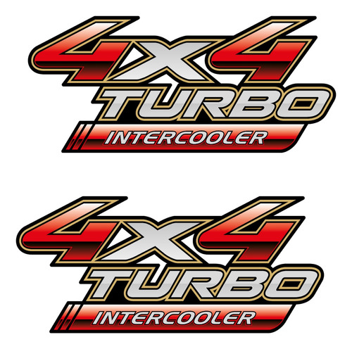  4x4 Turbo Vinyl  Stickers