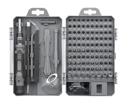 Set Kit Juego Destornillador Precisión Magnéticos 115 En 1