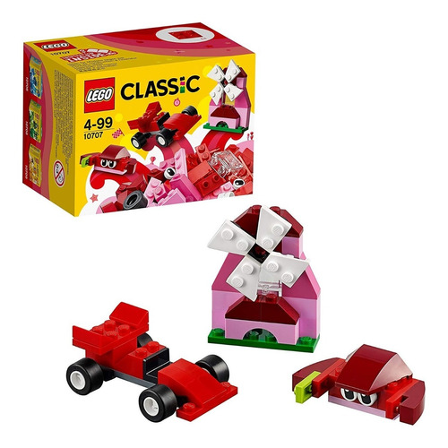 Lego Classic 55pcs Caja Creativa Roja 10707 Bloques