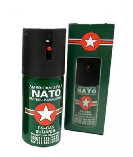 Super Gas Pimienta Spray Defensa Personal + Carnet Porte