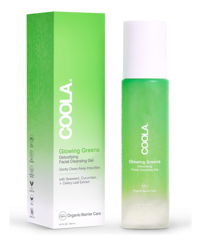 Coola Limpiador Facial Organico De Verduras Brillantes, Prot