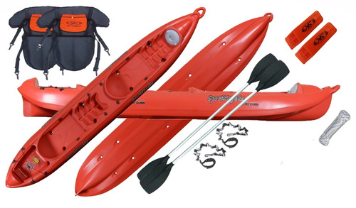 Kayak Sportkayaks Sk2 Doble Asientos Gratis !! Rba Outdoor