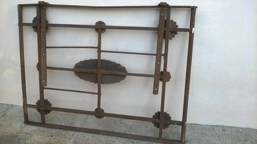 Antigua Reja Importante Pesada Balcón Frente Hogar Puerta (Usado)