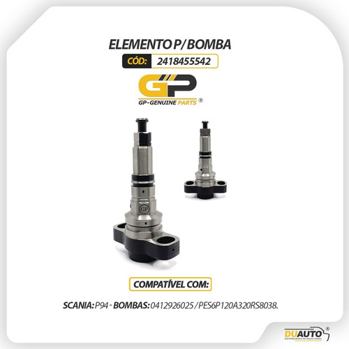 Elemento Bomba Compatível Scania P94 - 0412926025 2418455542