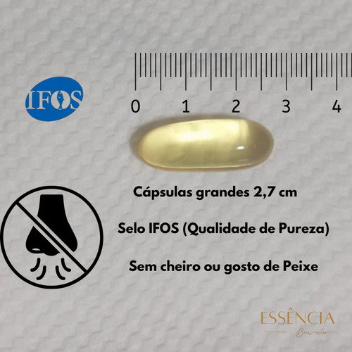 Kit Com 3 Omega 3 Com Vitamina E 1800 Mg Selo Ifos 360 Caps