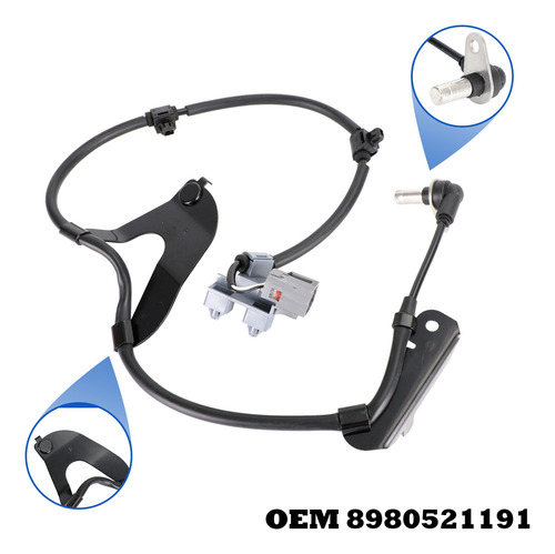 Sensor De Abs Delantero Derecho Para Isuzu D-max 2.5 Twin Tu