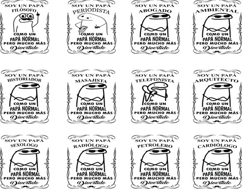 Flork Día Del Padre - Profesiones Y Oficios - Flork Vector