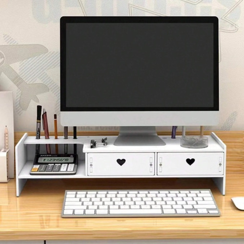 Soporte Para Elevar Monitor Organizador De Escritorio