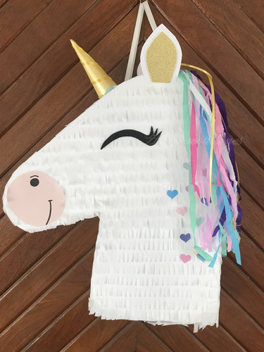 Piñata Unicornio. Infantil. Cumpleaños. Allegracotillones.