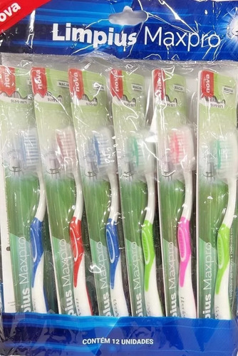 Cepillo de dientes limpius MaxPro, Baby Nany Confortável Macia ATACADO Cosmic suave x 12 unidades