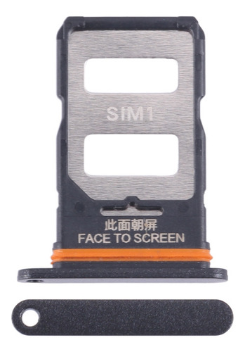 Bandeja De Tarjeta Sim + Sim Negra Para Xiaomi Redmi Note 13