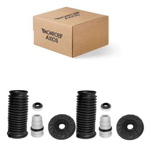 Kit Coxim Batente Coifa Amort Onix Prisma Joy 12 A 21 Axios