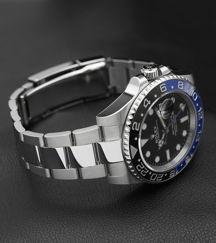 Reloj Rolex Gmt Máster Ii Oyster Batman Automático Steel 