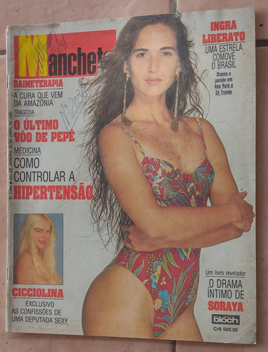 Revista Manchete 1991.ingra Liberato.cabo Frio.daime.julia.