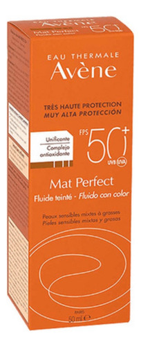 Avene Protector Solar Mat Perfect Fluido Con Color