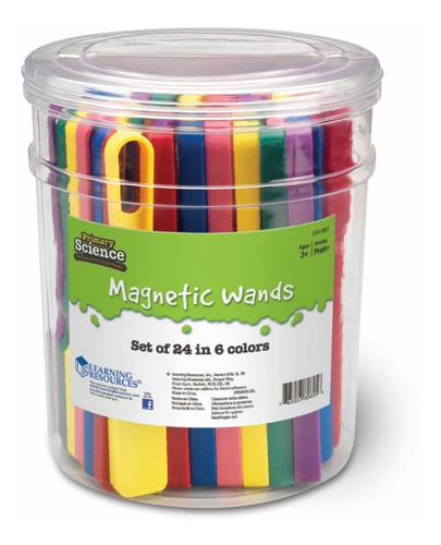 Learning Resources Varitas Magnéticas X 1 Unidad Color Rojo
