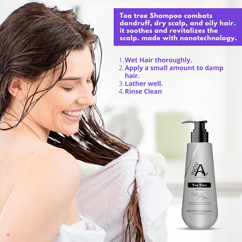 Shampoo Profissional Inova Tea Tree 11 Onças