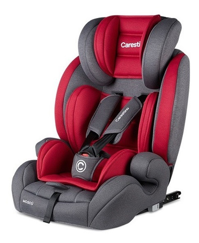 Butaca Silla Auto Bebe 1/2/3 (9-36kg) Isofix Moscú Rojo