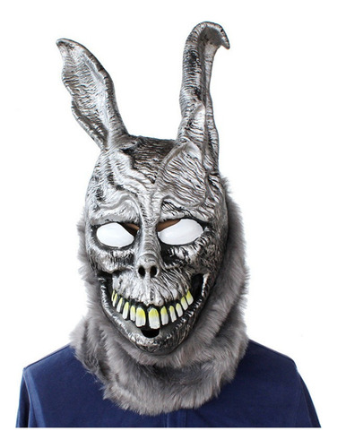 A Máscara De Látex De Frank Rabbit Para Fiesta De Halloween