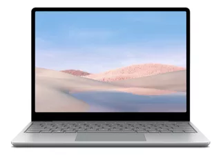Laptop Microsoft Surface Laptop Go platinum táctil 12.4", Intel Core i5 1035G1 8GB de RAM 128GB SSD, Intel UHD Graphics G1 (Ice Lake 32 EU) 1536x1024px Windows 10 Home