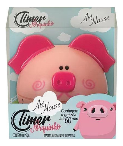 Cuenta regresiva de 60 minutos con temporizador Little Pink Piglet