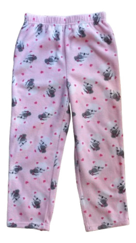 Conjunto Pijama 2 Piezas Polar Buzo + Pantalon Nena 6 Años