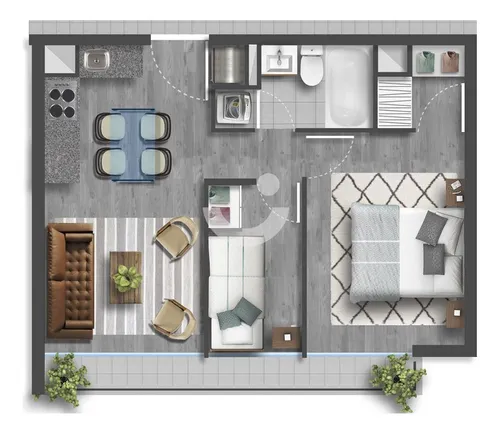 Departamento Nuevo, Con Bono Pie 20%, Aprobacion 80% Banco.