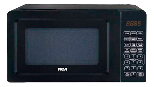 Horno Microondas Rca 0.7 Negro Con 10 Niveles De Potencia