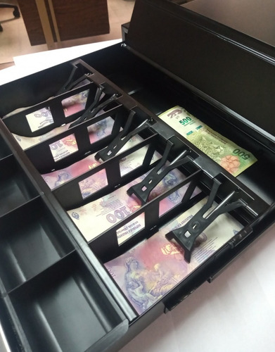 Gaveta Caja Para Dinero Nº5, Con Secreter, Cerradura Negra