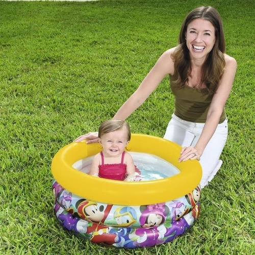 Piscina Infantil Inflável 38 Lts Mickey Bebe Praia Bestway