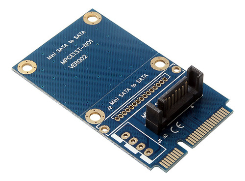 Convertidor Msata Mini Pci-e Sata Ssd A Disco Duro Sata De 7
